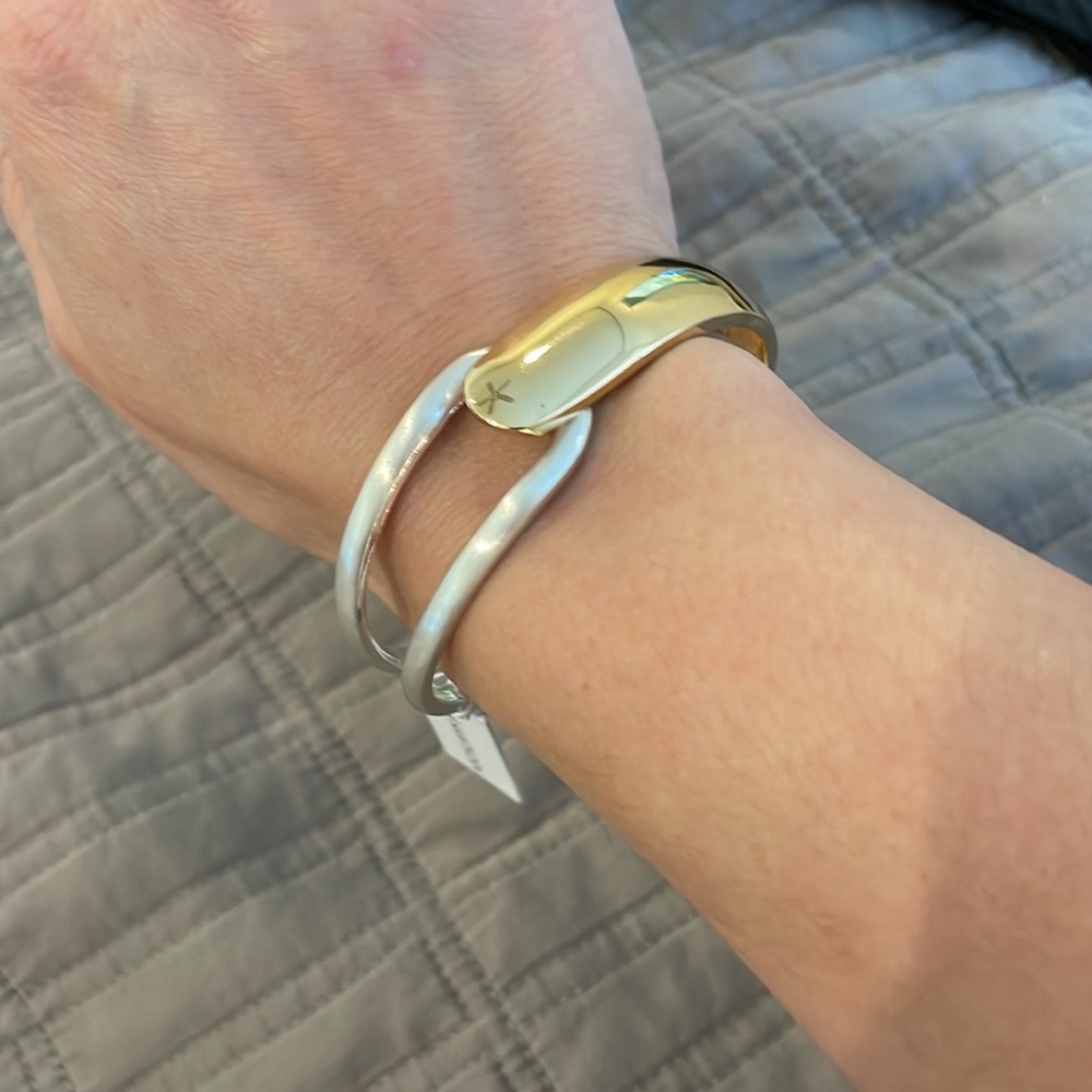 41 Hawthorn bracelet new with tag. Gold and silver.